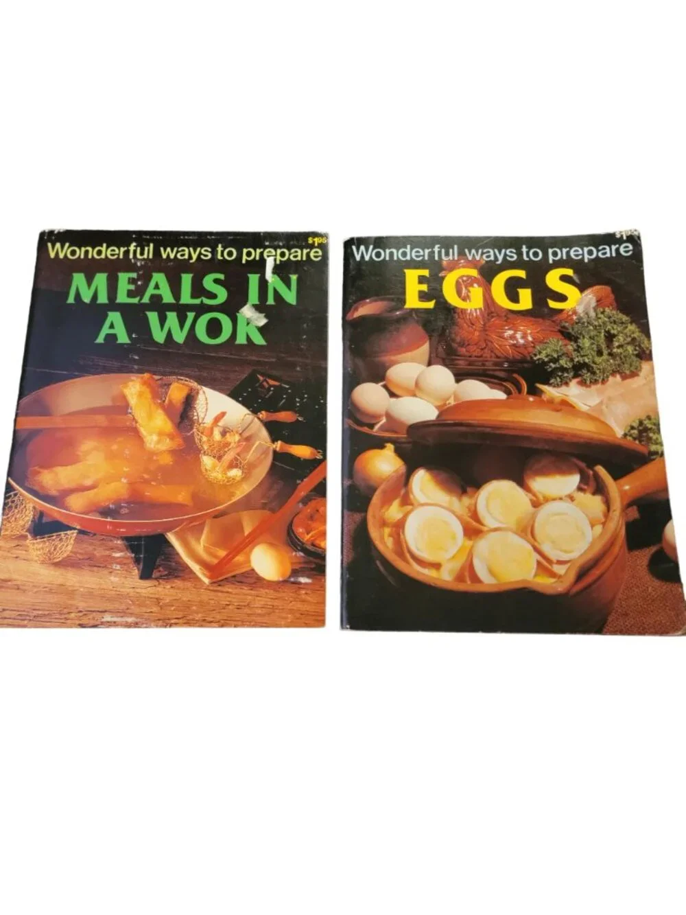 Vintage Cookbook Lot 70s 80s Retro Home Decor Kitchen Bake Cook Book Recipe Food